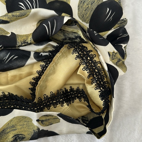 NWT Anthropologie LEIFSDOTTIR Women’s Silk Blend Ruffle Cap Sleeve Mini Dress 4 - Picture 7 of 10